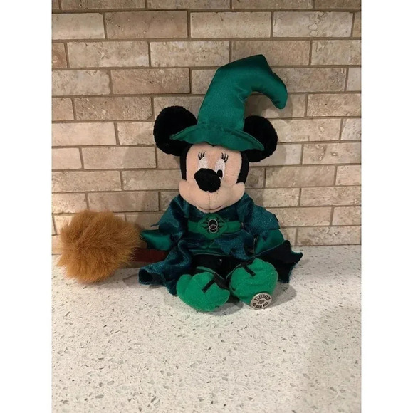 Walt‎ Disney World 2001 Halloween Minnie Mouse Witch Bean Bag Plush b5 - Picture 1 of 5